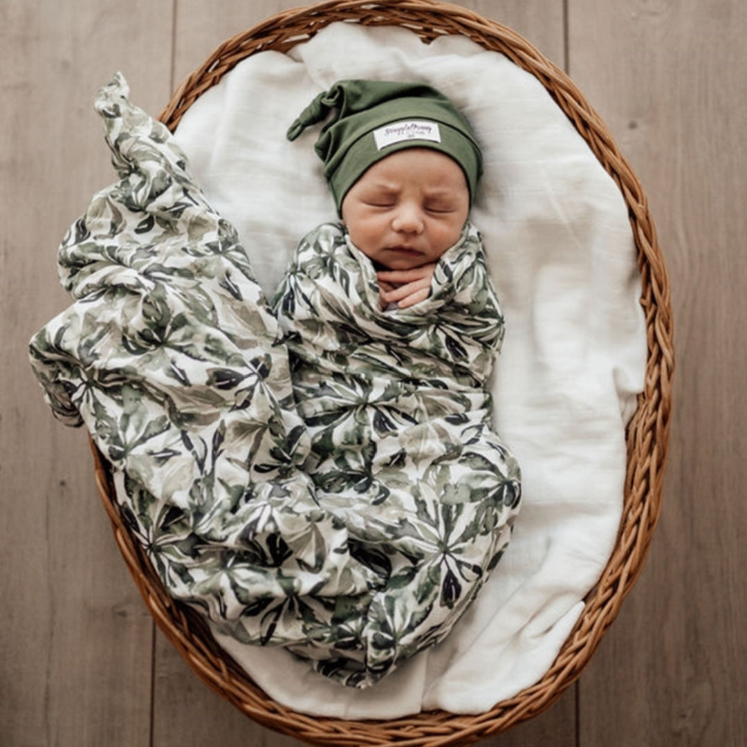 SNUGGLE HUNNY ORGANIC MUSLIN WRAP - EVERGREEN