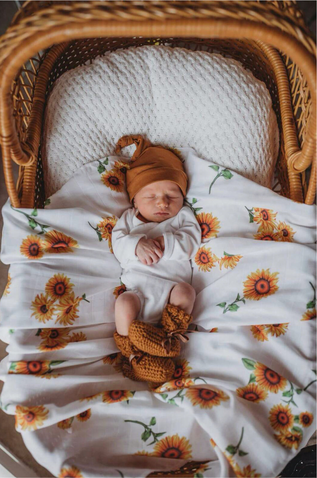 SNUGGLE HUNNY ORGANIC MUSLIN WRAP - SUNFLOWER