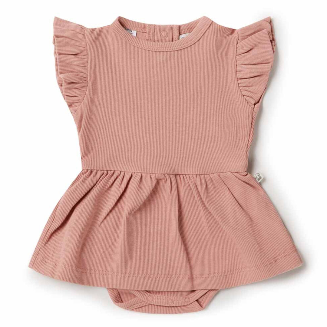SNUGGLE HUNNY ORGANIC DRESS - ROSE