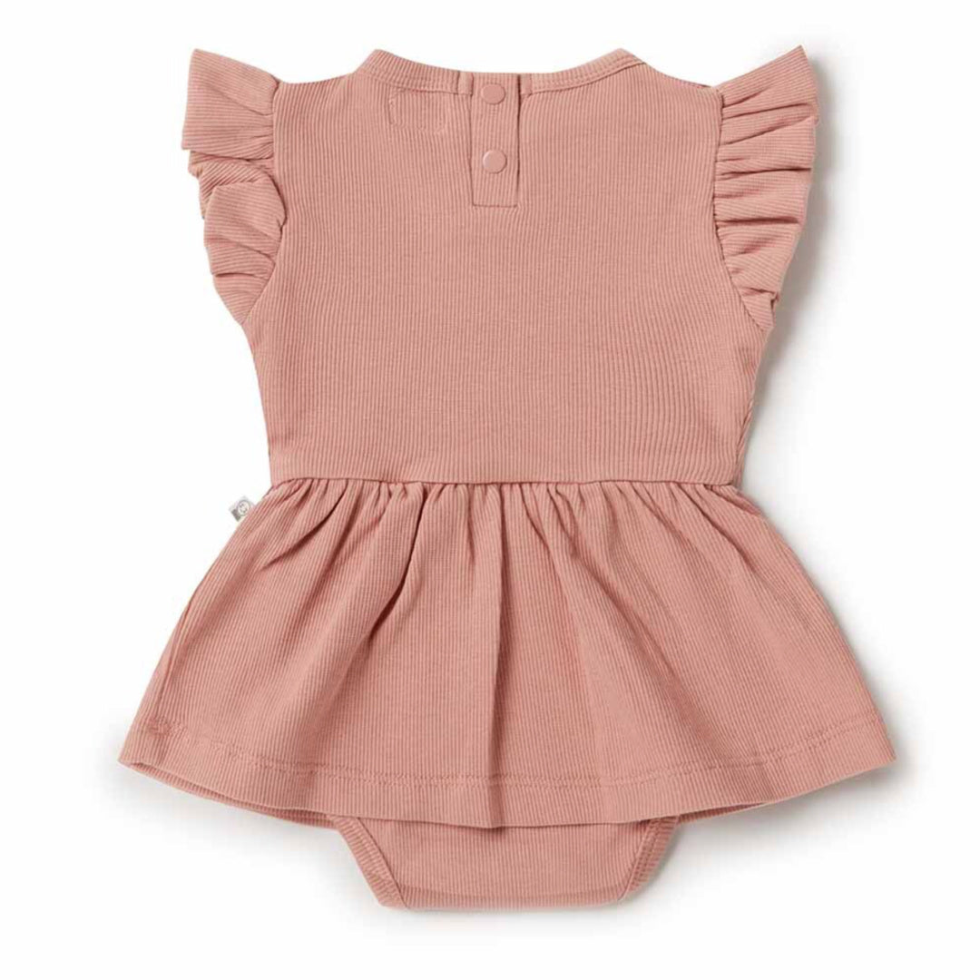 SNUGGLE HUNNY ORGANIC DRESS - ROSE