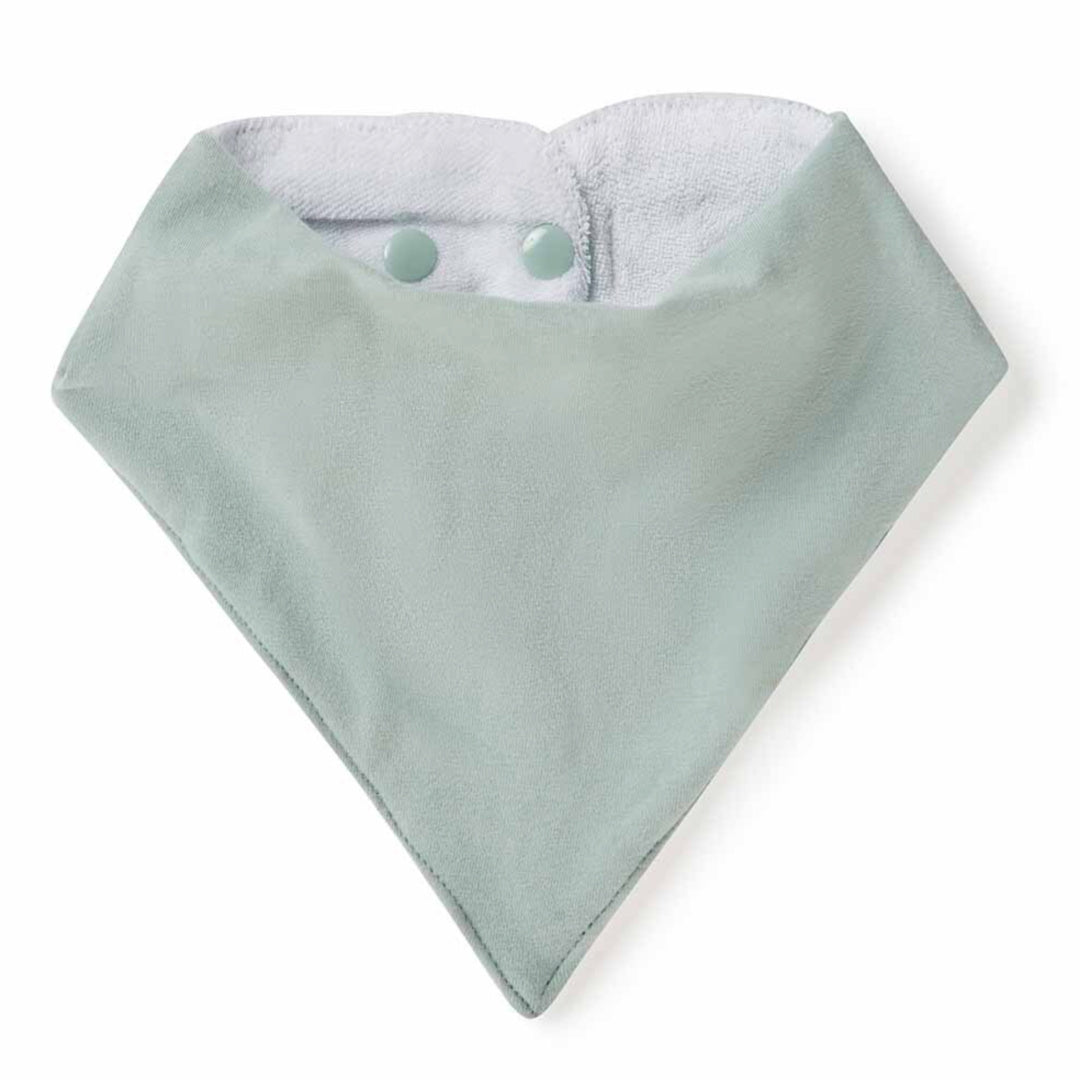SNUGGLE HUNNY ORGANIC DRIBBLE BIB - SAGE