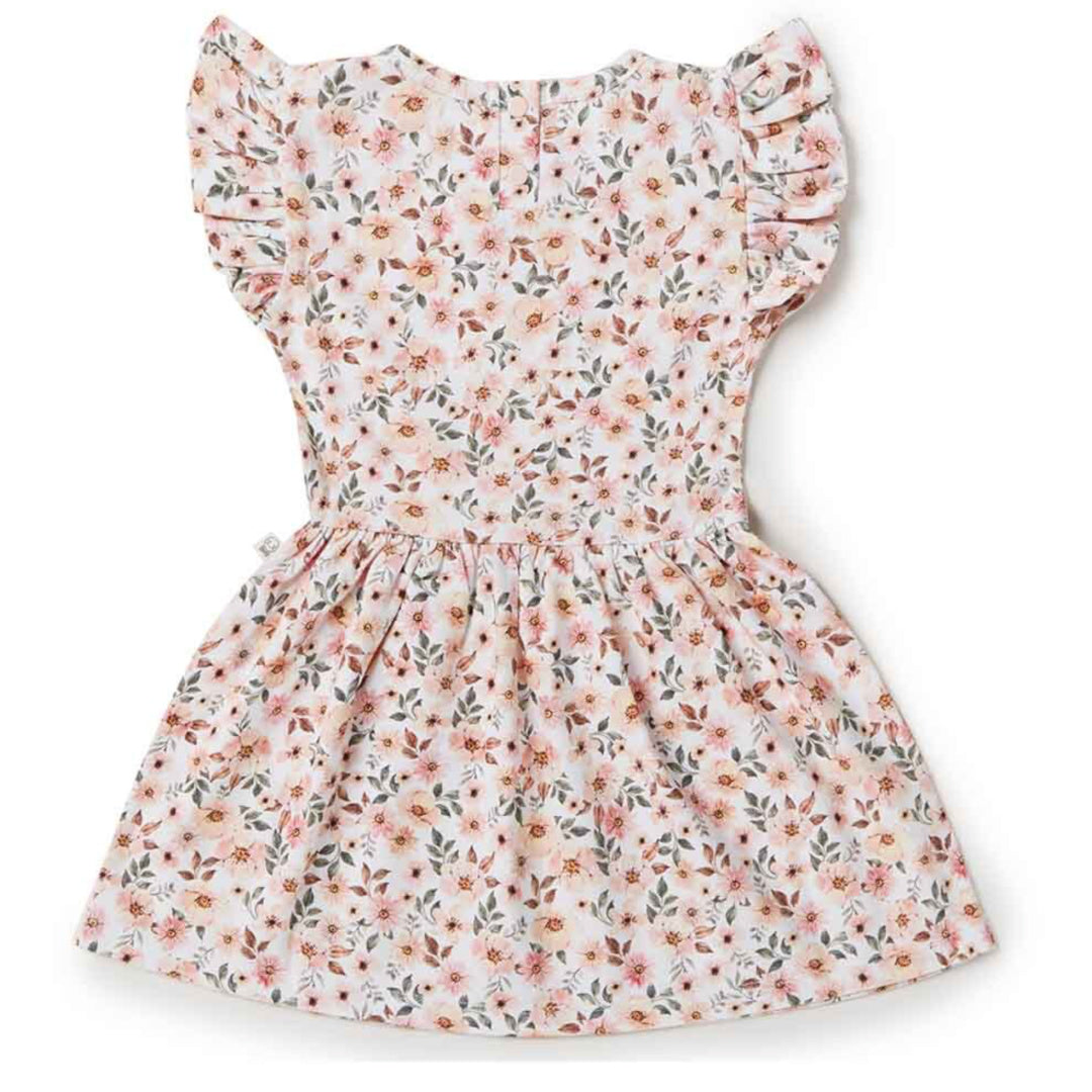 SNUGGLE HUNNY ORGANIC DRESS - SPRING FLORAL