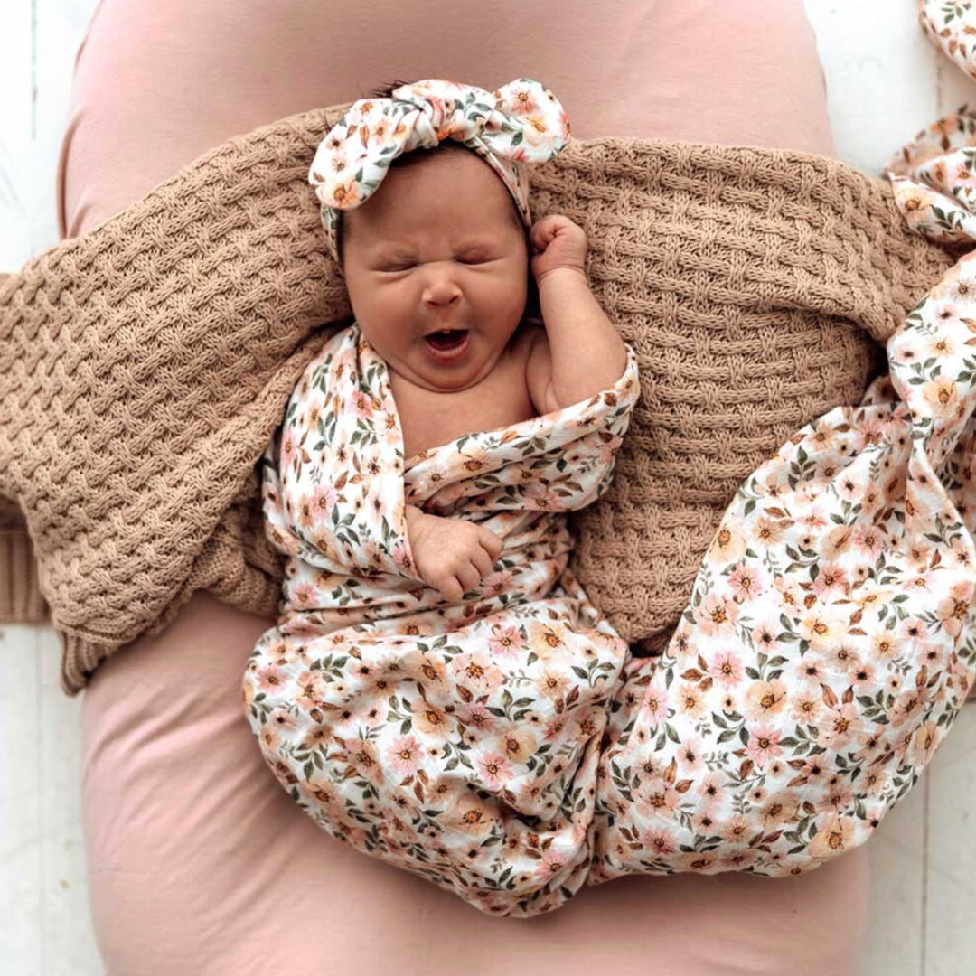 SNUGGLE HUNNY ORGANIC MUSLIN WRAP - SPRING FLORAL
