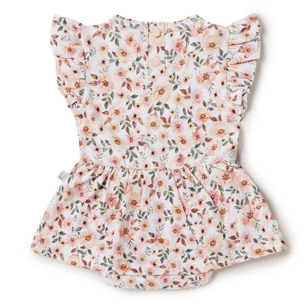 SNUGGLE HUNNY ORGANIC DRESS - SPRING FLORAL