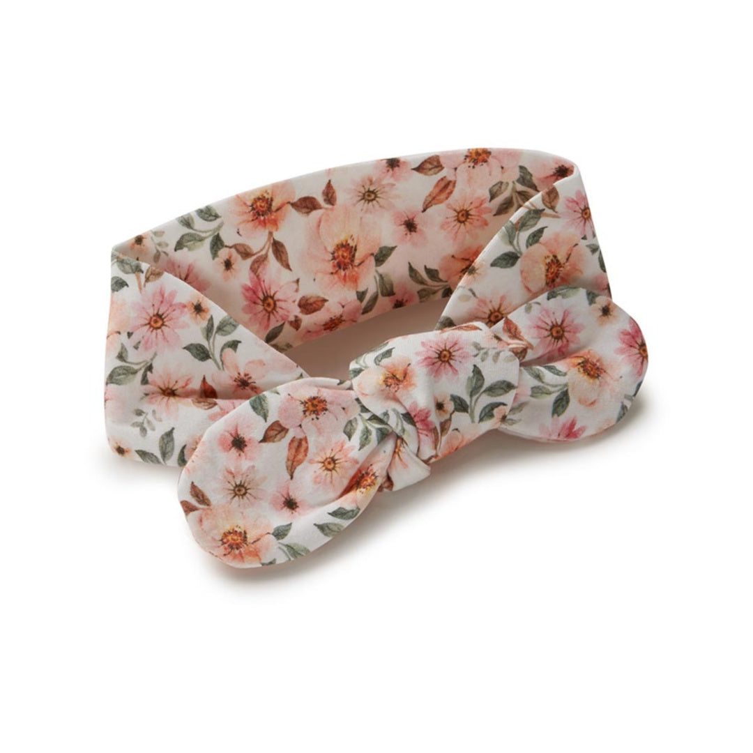 SNUGGLE HUNNY ORGANIC TOPKNOT - SPRING FLORAL