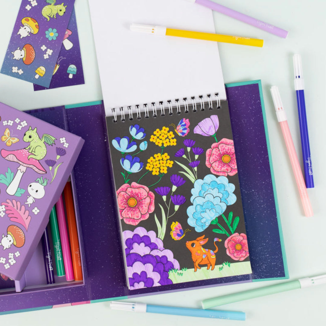 TIGER TRIBE COLOURING SET - MYSTICAL FOREST