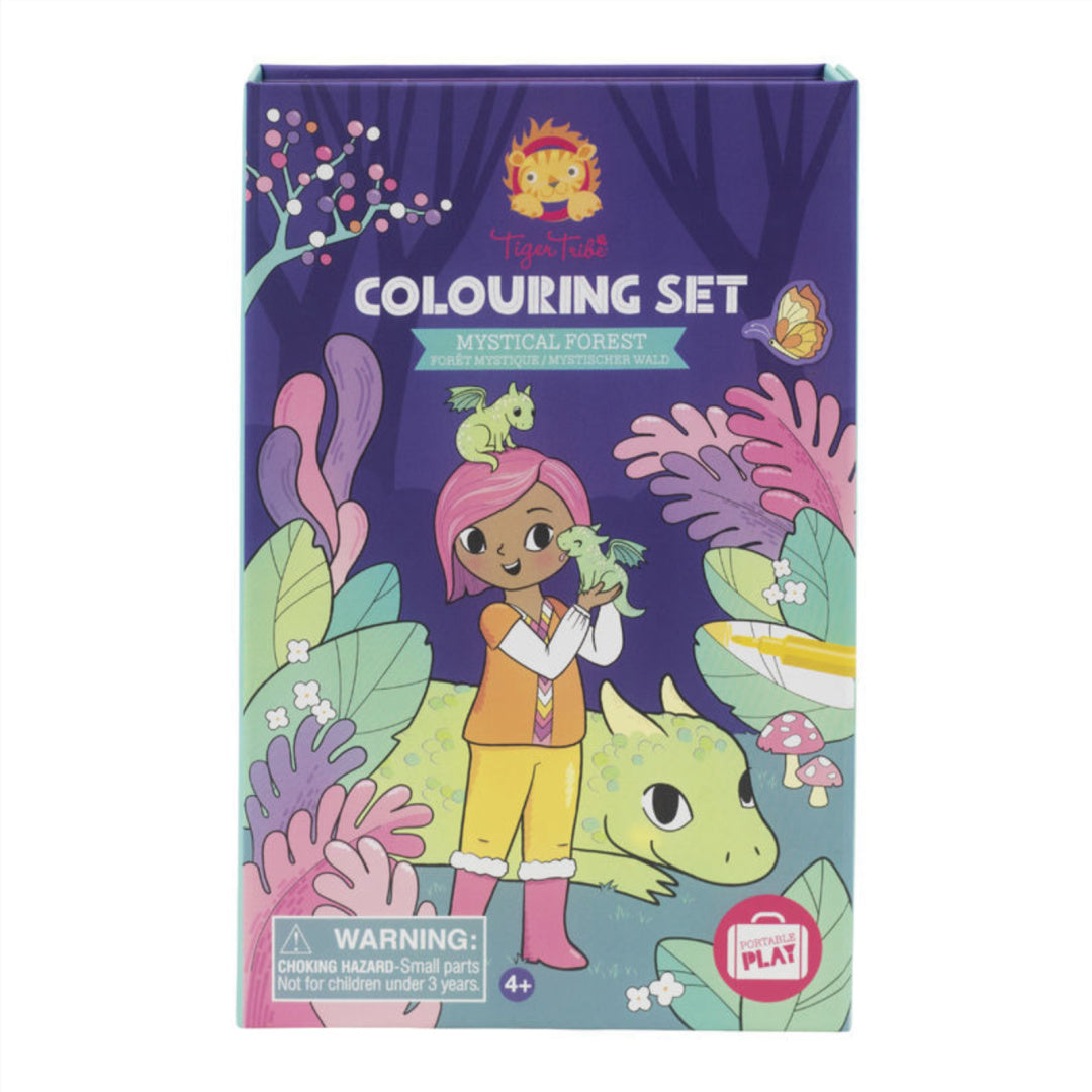 TIGER TRIBE COLOURING SET - MYSTICAL FOREST