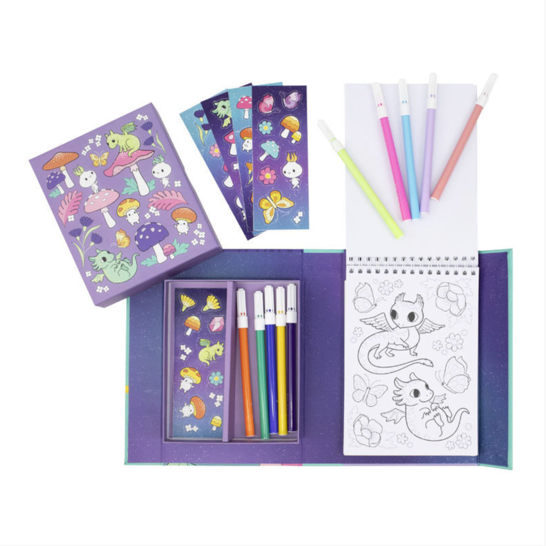 TIGER TRIBE COLOURING SET - MYSTICAL FOREST