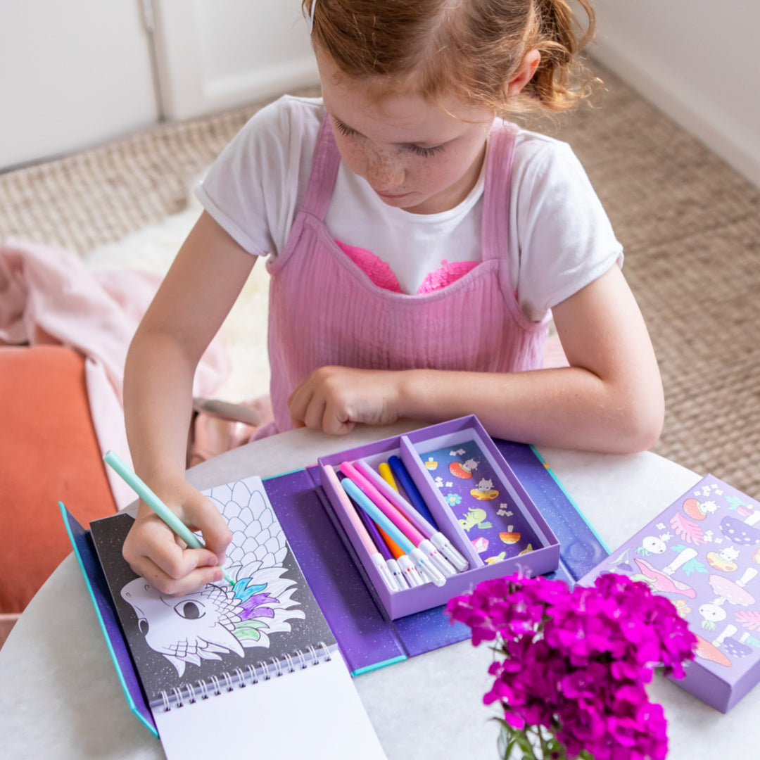 TIGER TRIBE COLOURING SET - MYSTICAL FOREST