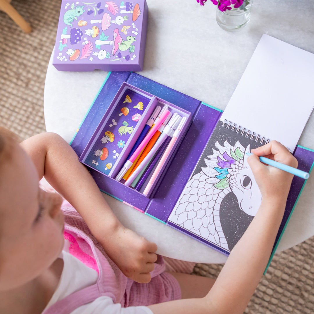 TIGER TRIBE COLOURING SET - MYSTICAL FOREST